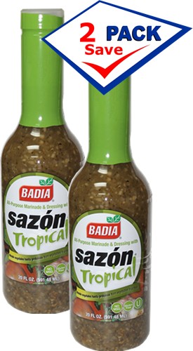 Badia Sazon Tropical with 20 oz Pack of 2
